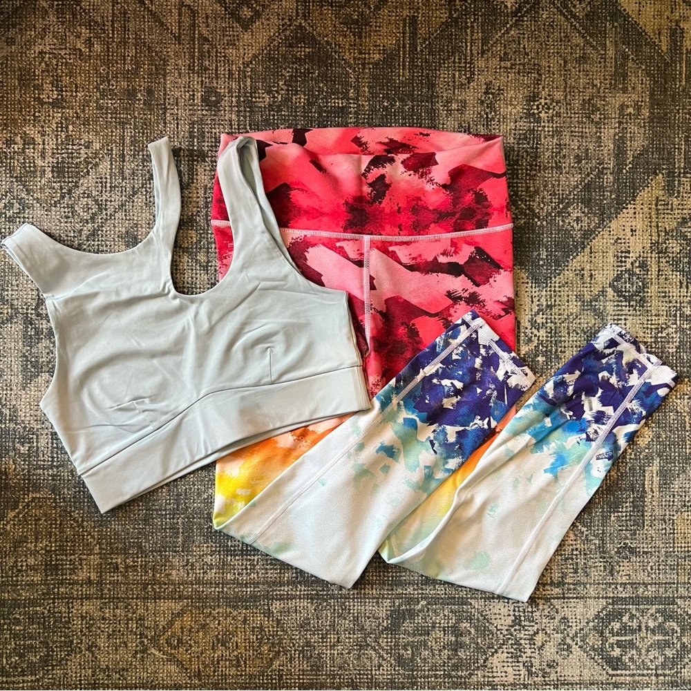 Fabletics legging and bra bundle